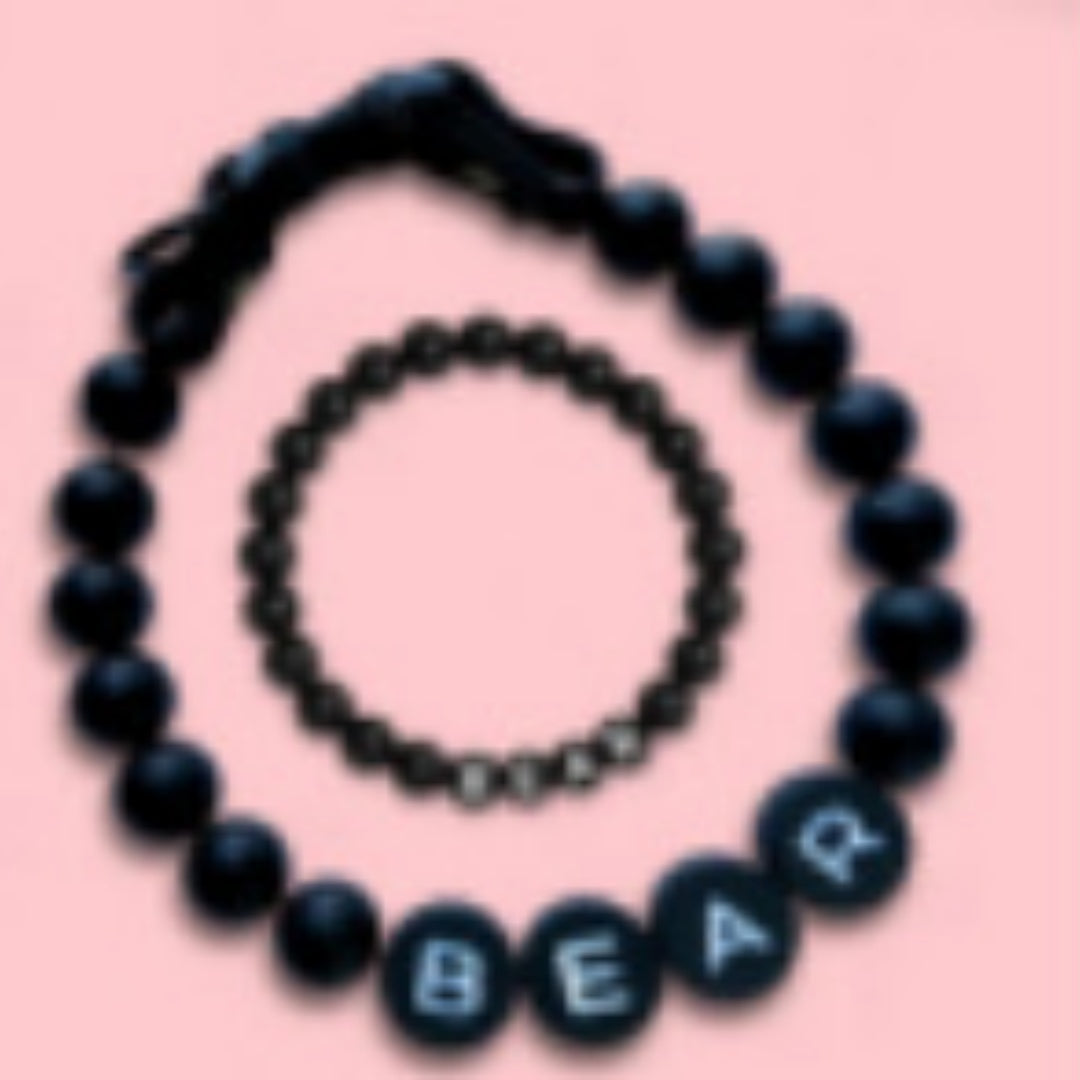 Custom Best Friend Collar with Matching Bracelet