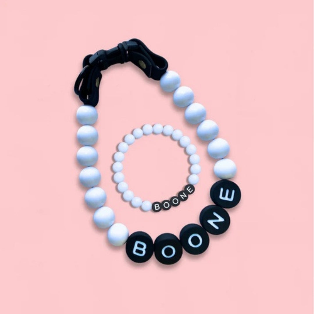 Custom Best Friend Collar with Matching Bracelet
