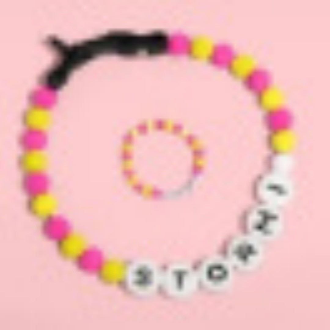 Custom Best Friend Collar with Matching Bracelet