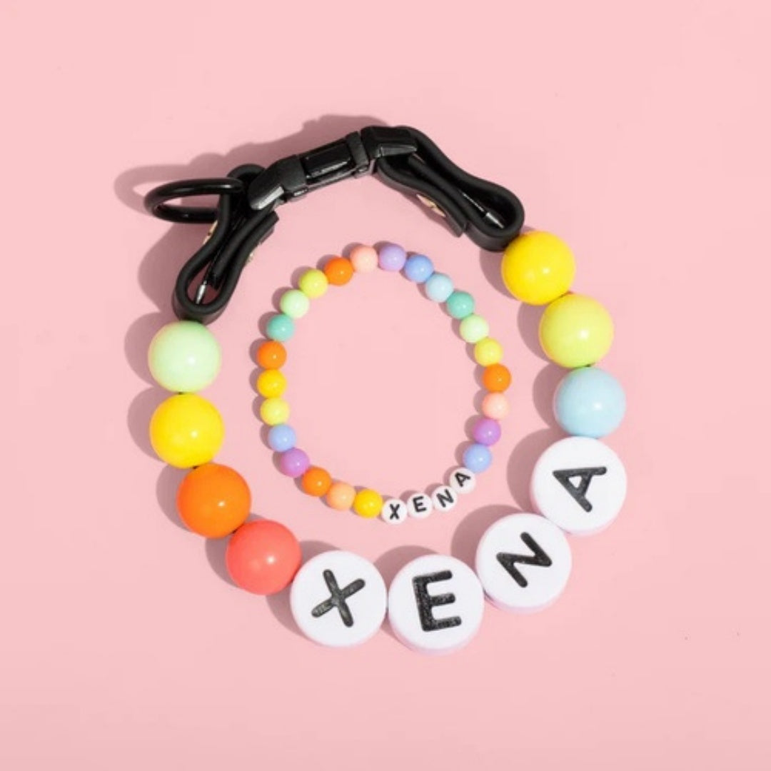Custom Best Friend Collar with Matching Bracelet