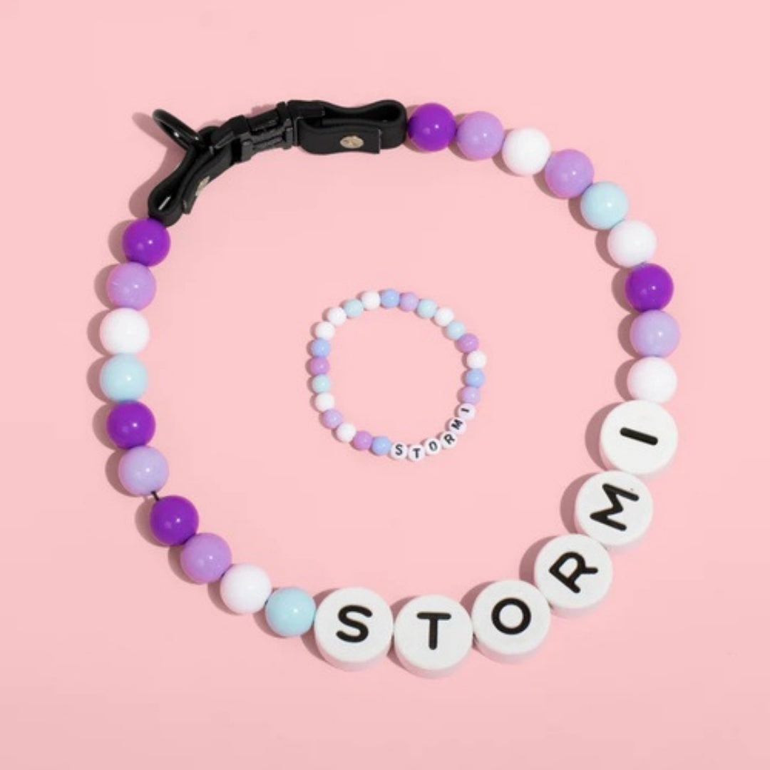 Custom Best Friend Collar with Matching Bracelet
