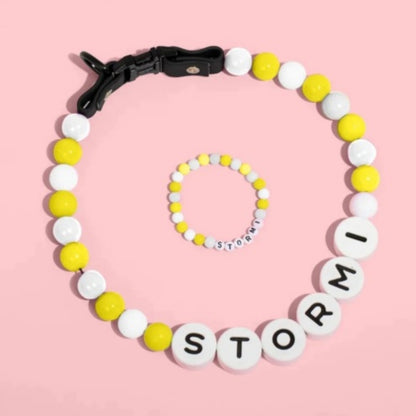 Custom Best Friend Collar with Matching Bracelet